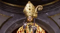 Imagen de San Fermín en la iglesia de San Lorenzo en Pamplona.