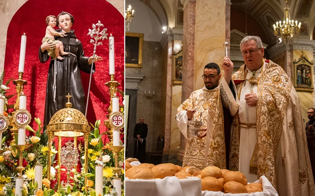 El Custodio Franciscano de Tierra Santa bendice el pan de San Antonio.?w=200&h=150