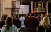 Una iglesia católica en Alemania.