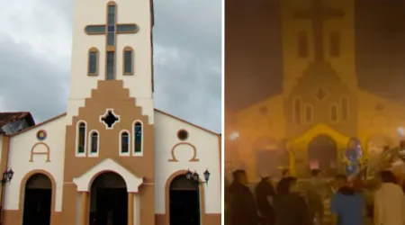 Incendio destruye parte de iglesia de Nuestra Señora del Carmen