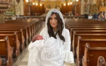 Jessica Hanna y su hijo, Thomas Solanus.