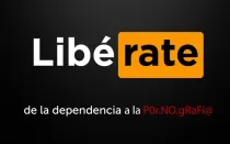 Cartel de curso "Libérate".