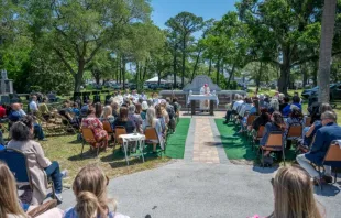 Mausoleo de los Bebés Preciosos, en el cementerio San Lorenzo de la ciudad de San Agustín, Florida, Estados Unidos. Crédito: Fran Ruchalski, cortesía de Archdiocese of St. Augustine