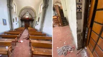 Imágenes de la Capilla profanada. Crédito: Arquidiócesis Primada de México