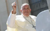 Imagen referencial del Papa Francisco en una Audiencia General