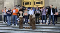 Entrega de firmas en la Suprema Corte de Justicia de la Nación. Crédito: Twitter / @urielesqueda4.