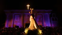 Vía Crucis en una parroquia de la Arquidiócesis de Managua. Crédito: Parroquia El Calvario Masaya