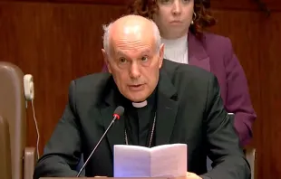 Mons. Gabriele Caccia. Crédito: Misión de la Santa Sede ante las Naciones Unidas.